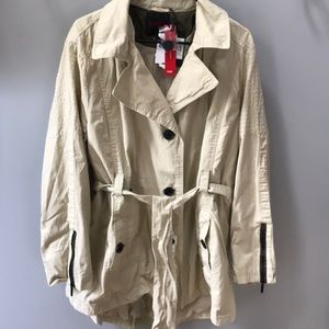 Belted cotton jacket